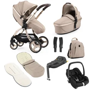 egg3 Luxury Maxi-Cosi Travel System Bundle - Feather