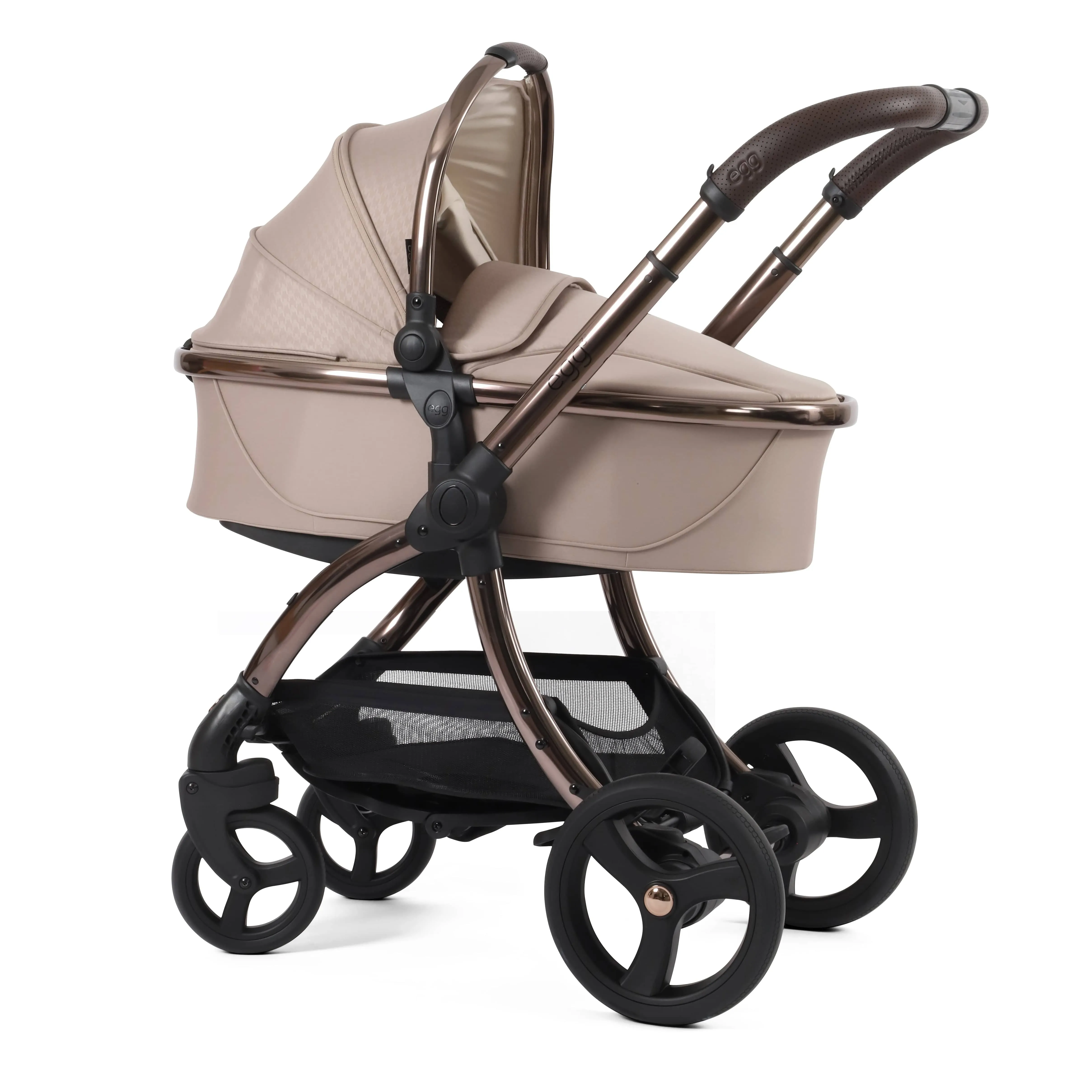 egg3 Luxury Maxi-Cosi Travel System Bundle - Houndstooth Almond