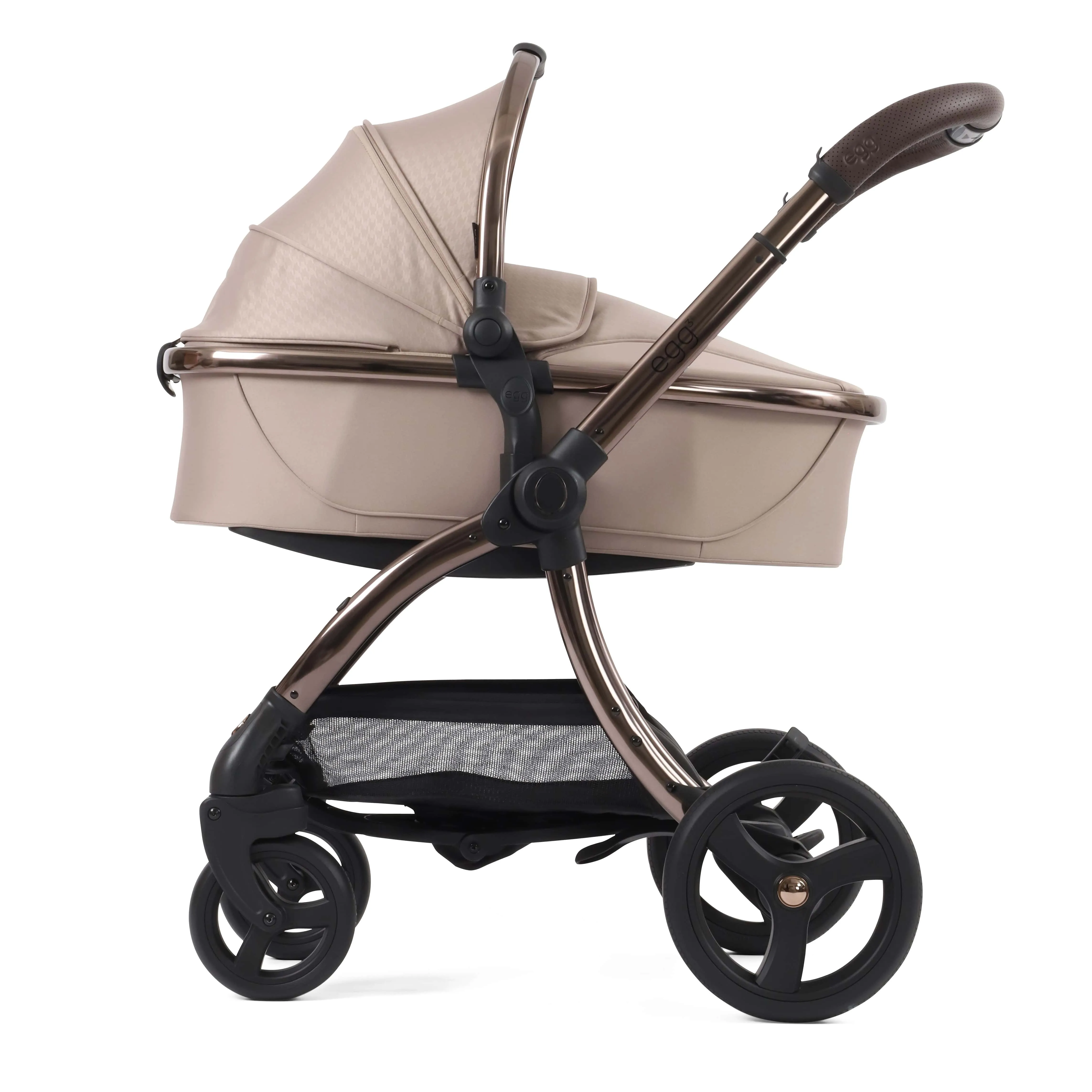 egg3 Luxury Maxi-Cosi Travel System Bundle - Houndstooth Almond