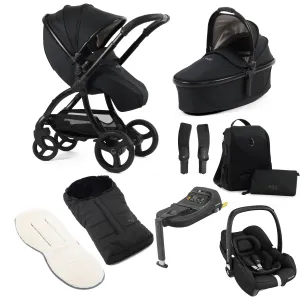 egg3 Luxury Maxi-Cosi Travel System Bundle - Houndstooth Black