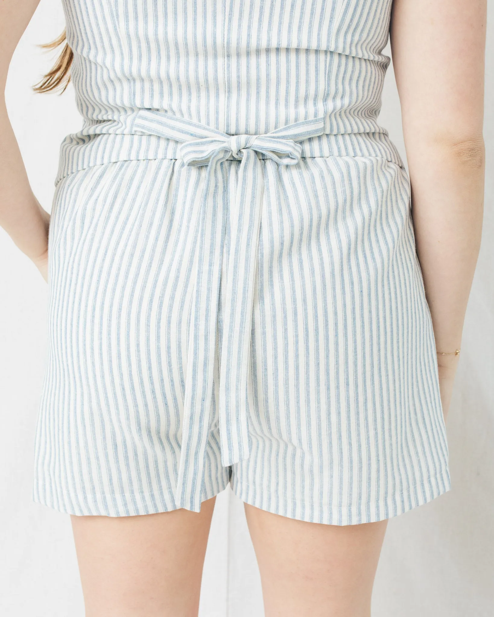 Emma Stripes Elastic Waist Boxer Shorts
