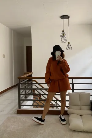 [EVERYDAY] Any Given Sunday Lounge Sweatshorts - Flaming Sunset