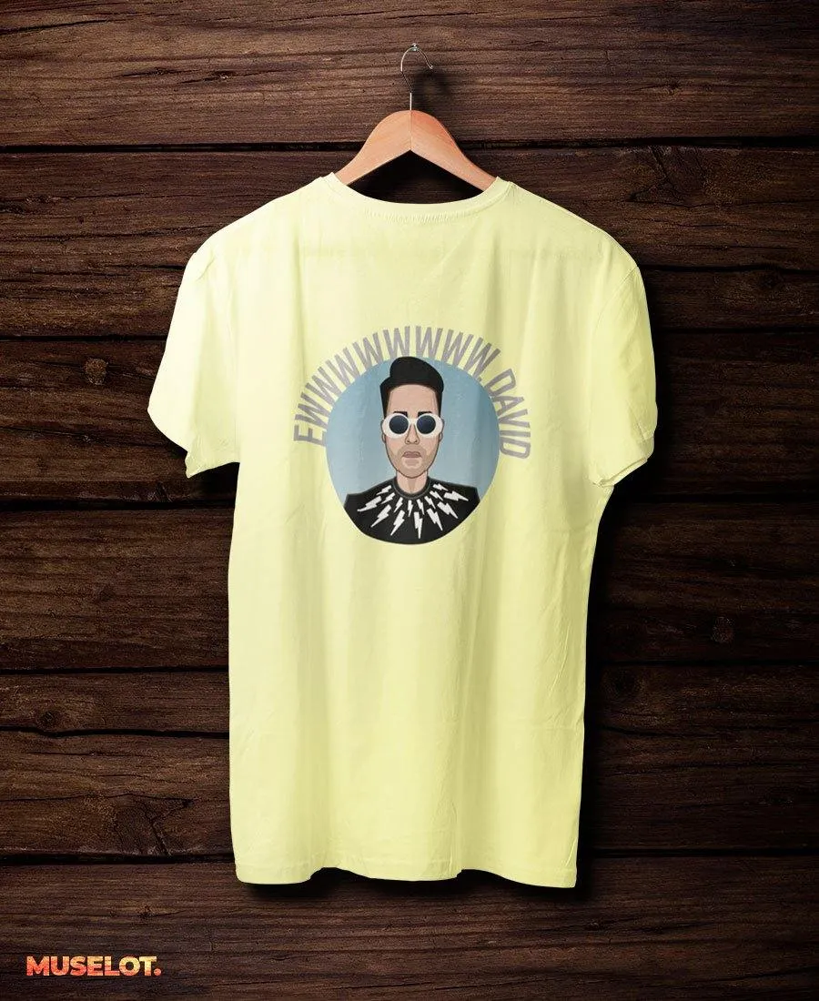 Ew david printed t shirts