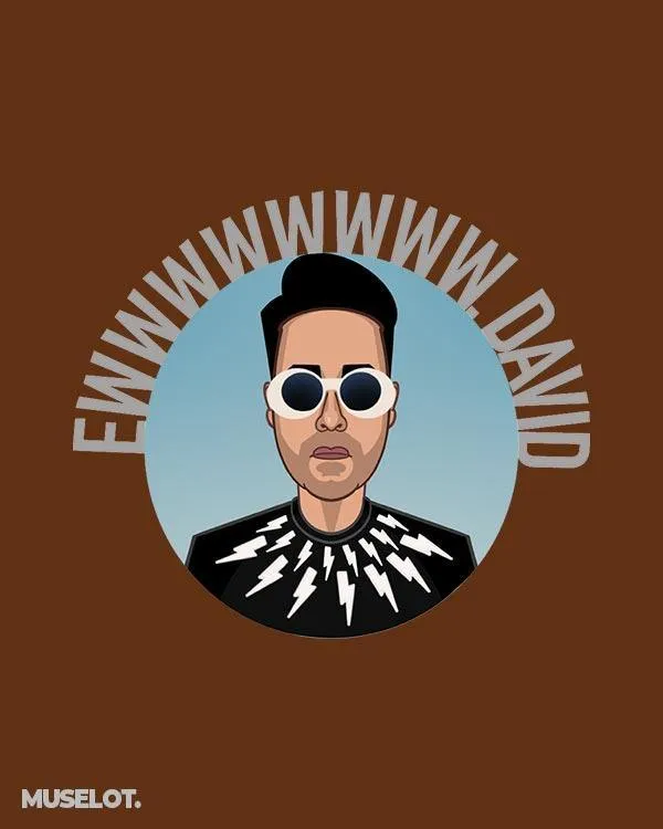 Ew david printed t shirts