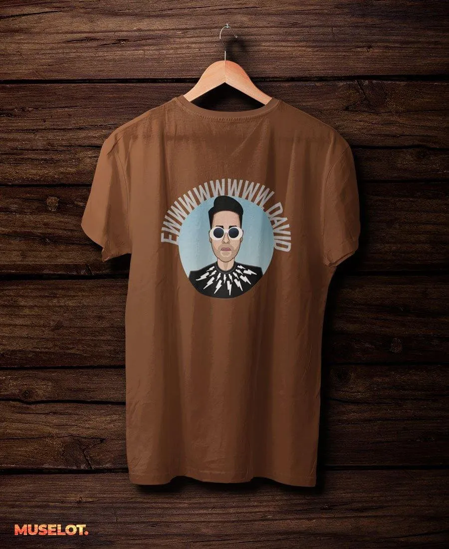 Ew david printed t shirts
