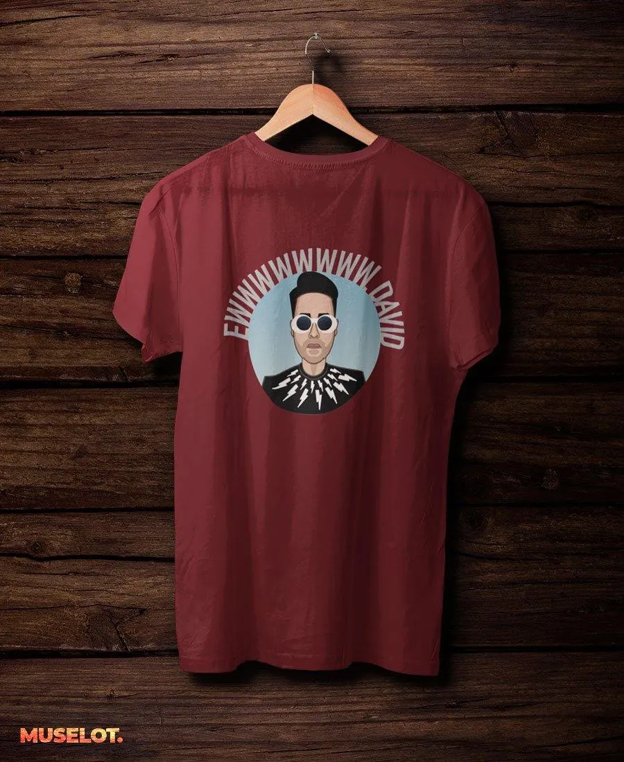 Ew david printed t shirts