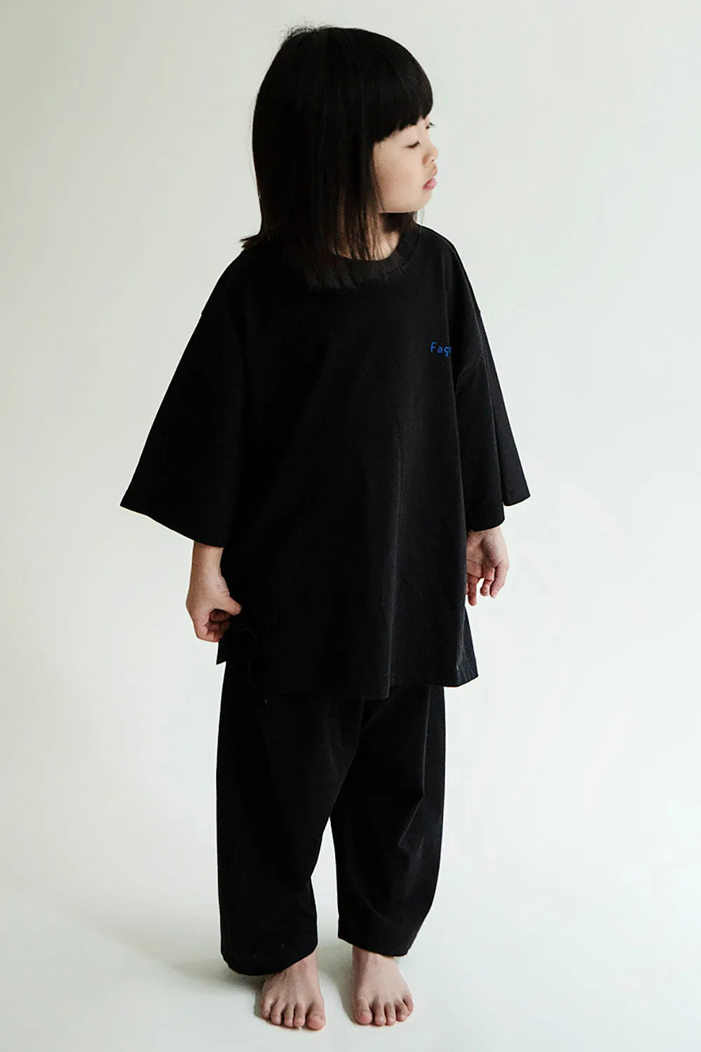 Façade Savane Wide Pants in Black