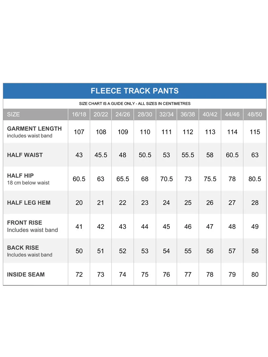Fleece Track Pants - Blue*