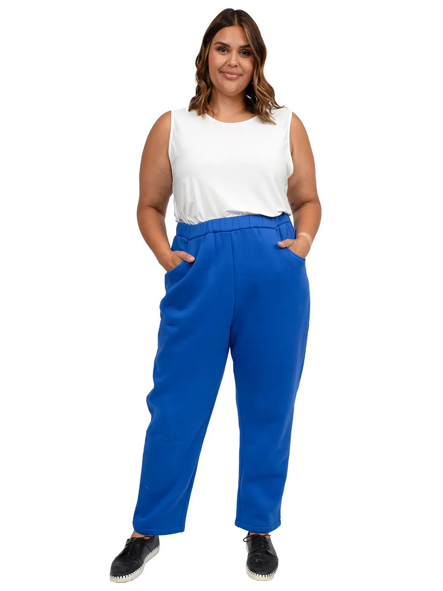 Fleece Track Pants - Blue*
