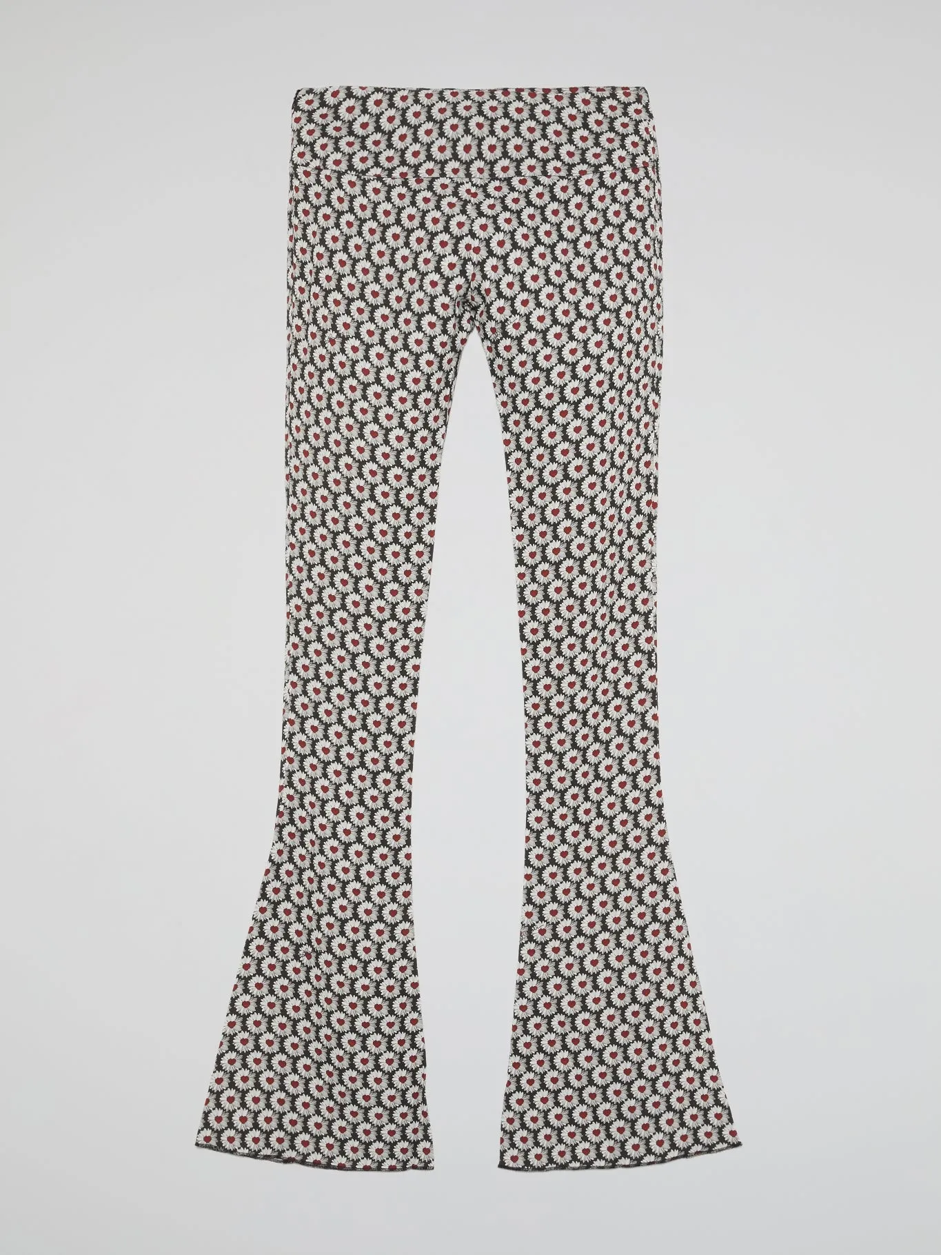 Floral Bootcut Pants