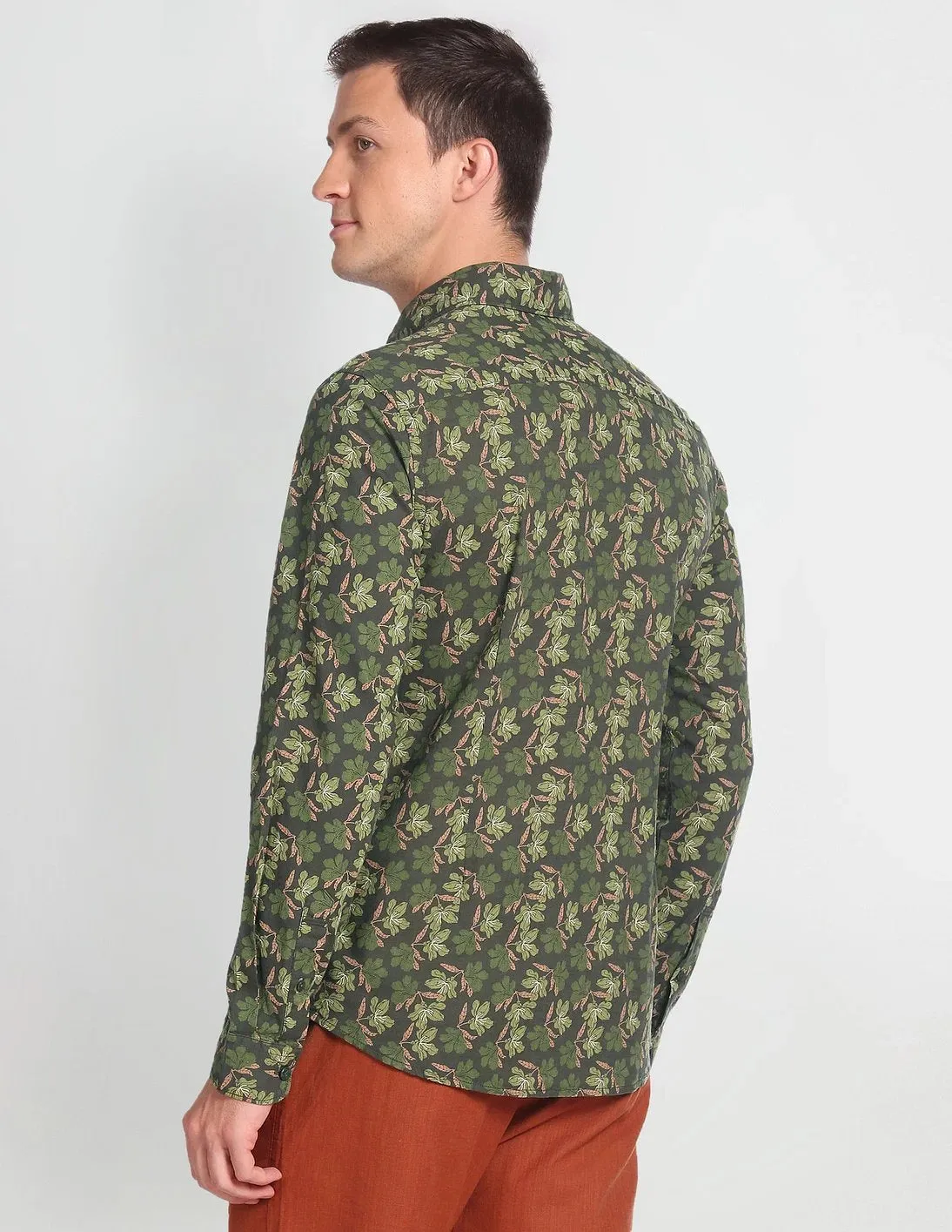 Floral Print Cotton Shirt