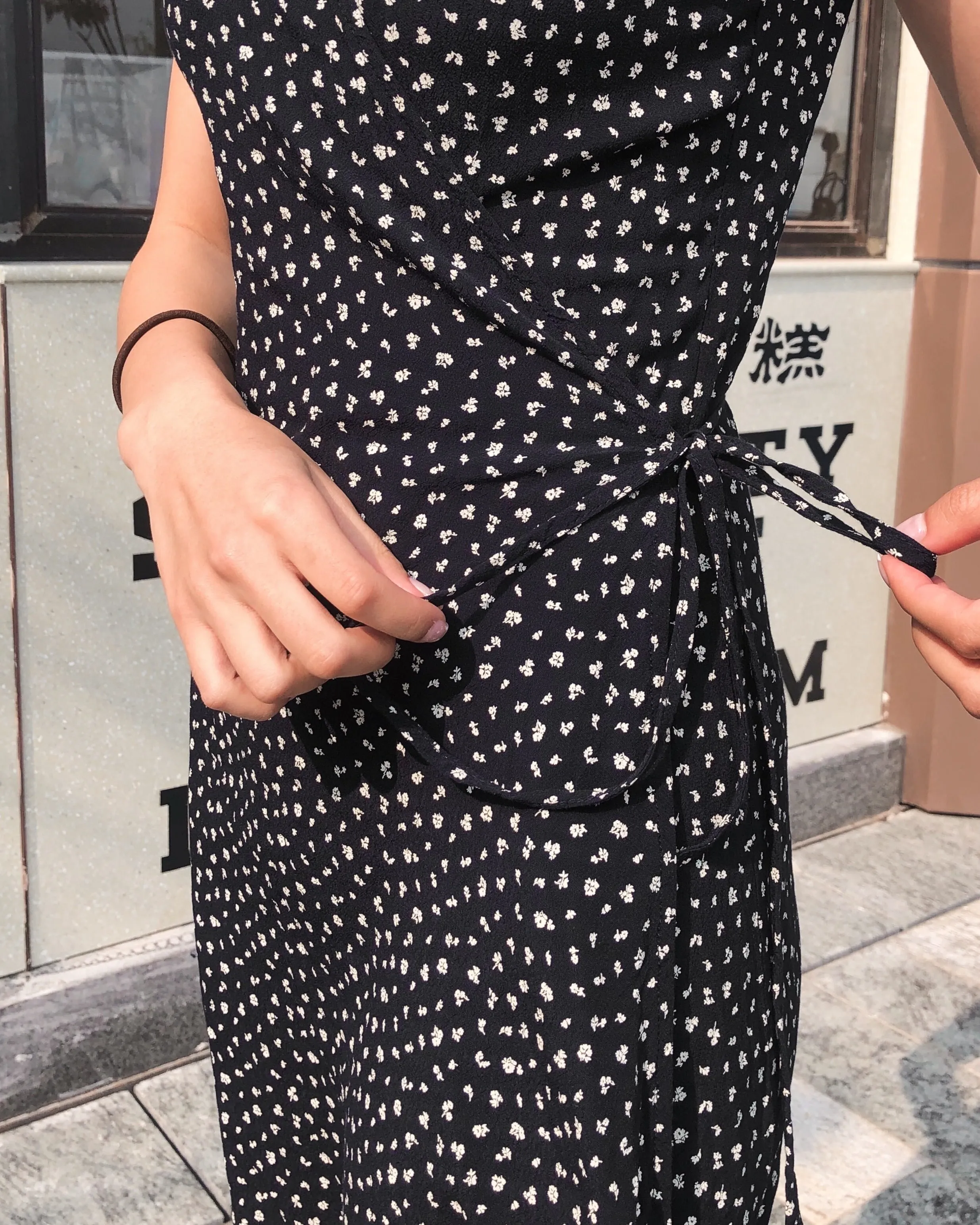 Floral Wrap Dress
