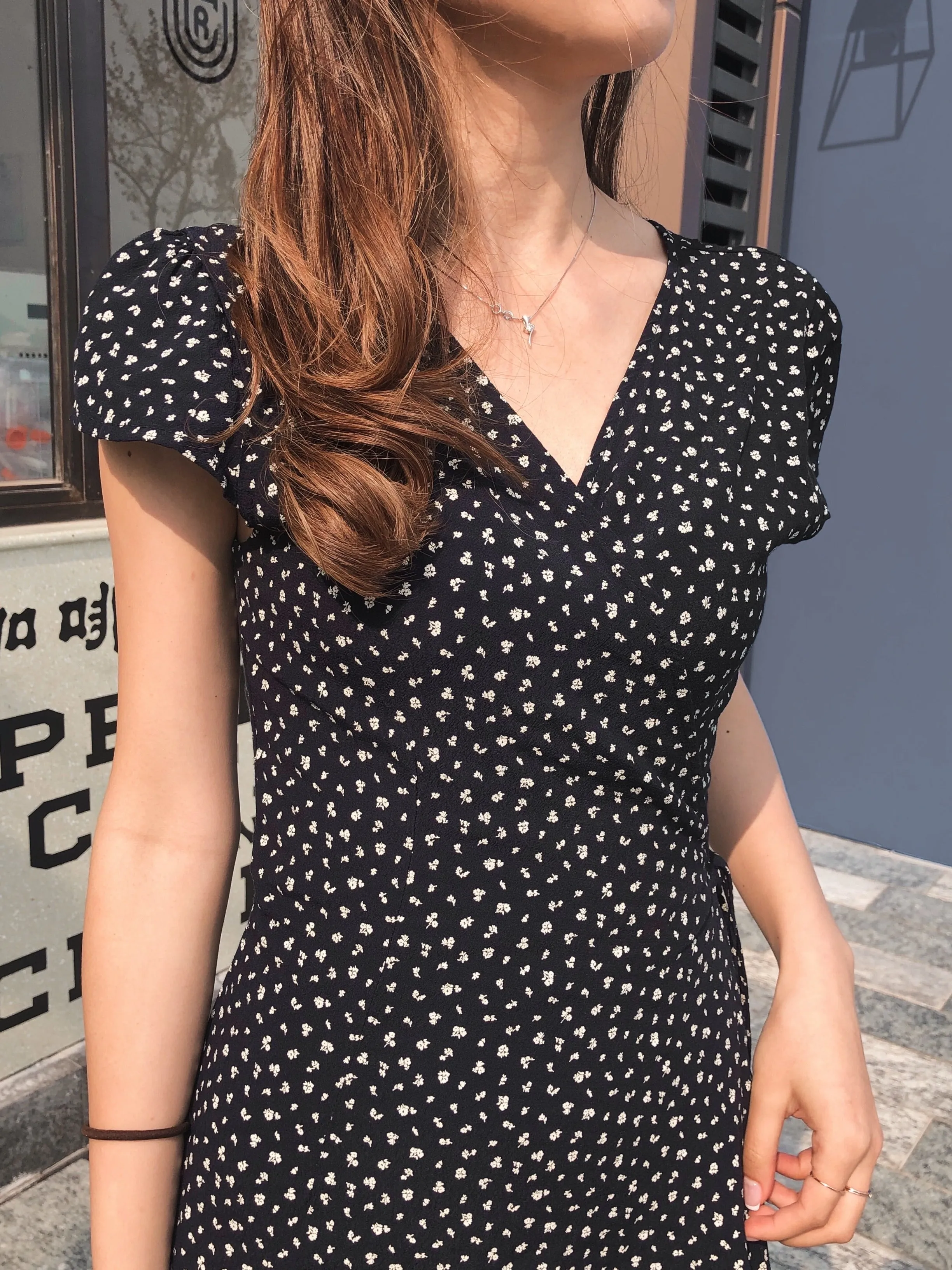 Floral Wrap Dress