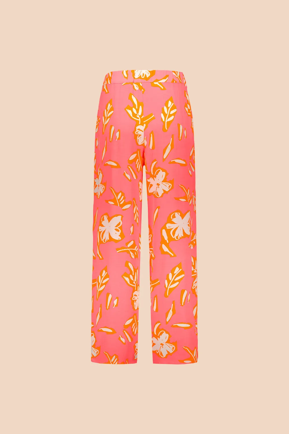 Flowy trousers in candy floral