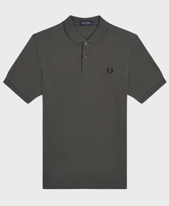 Fred Perry M6000 Plain Fred Perry Polo Shirt M35 Gunmetal