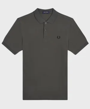 Fred Perry M6000 Plain Fred Perry Polo Shirt M35 Gunmetal