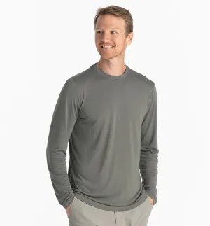 Free Fly Men's Bamboo Lightweight Long Sleeve in Fatigue