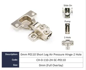 Full Overlay Cabinet Hinge Soft Close (Short Leg)