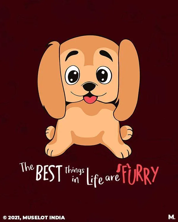 Furry pals are the best printed t shirts