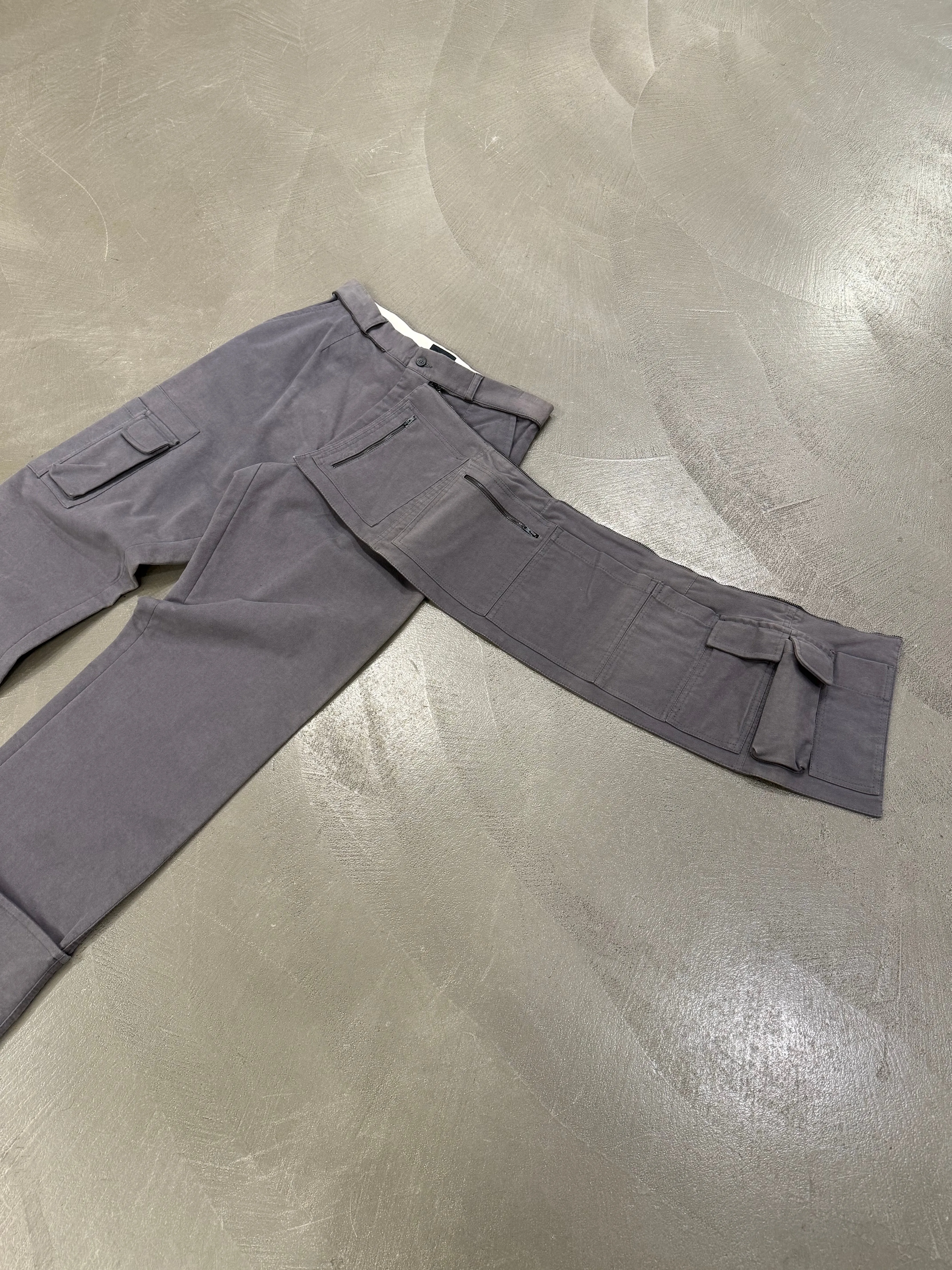 F/W 2001 Dolce & Gabbana waist bag moleskin pants