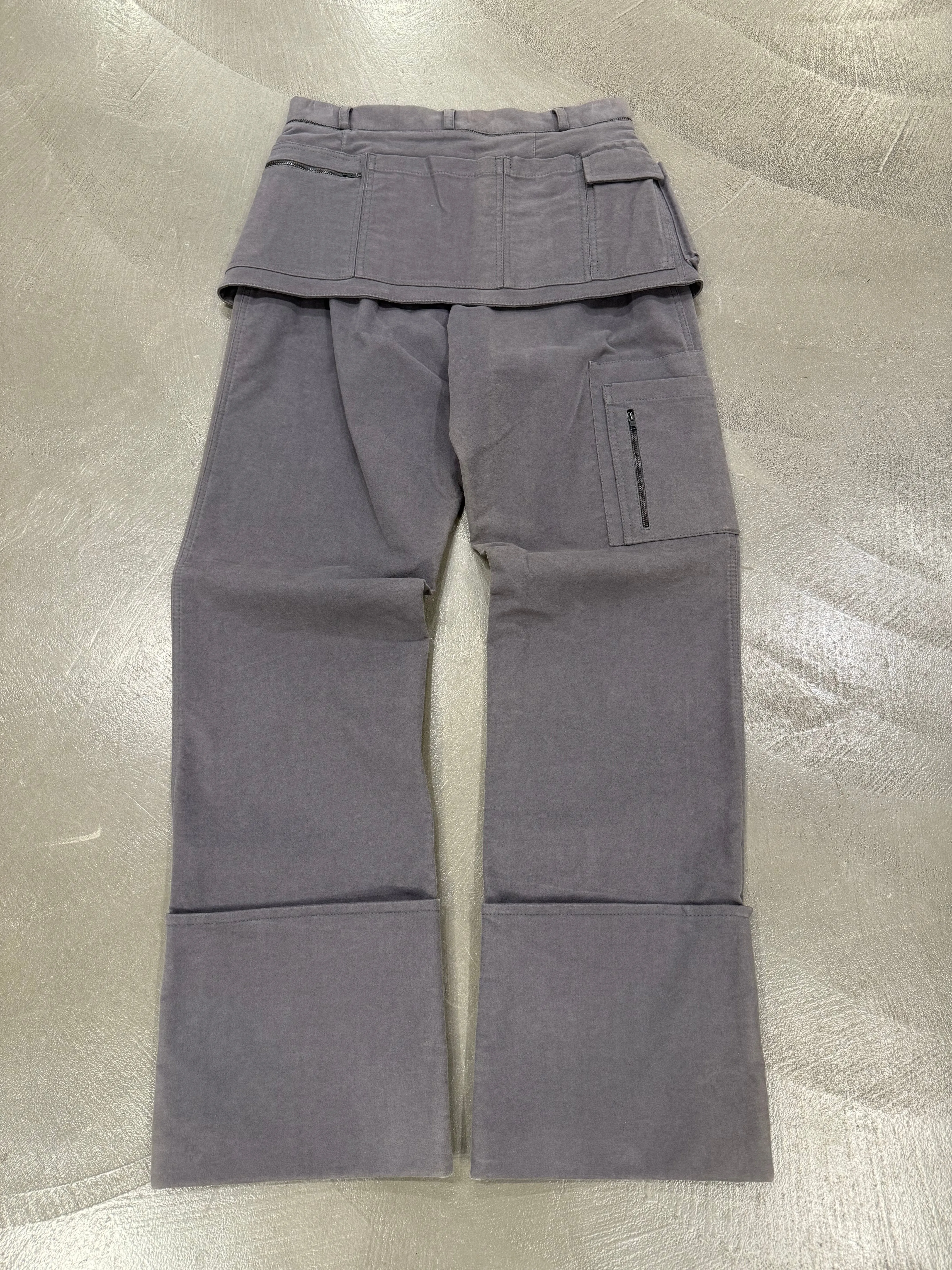 F/W 2001 Dolce & Gabbana waist bag moleskin pants