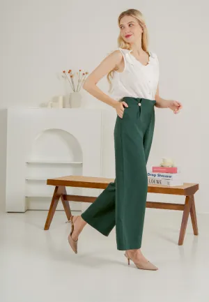 Galileo Pearl Embellished Wide Leg Pants