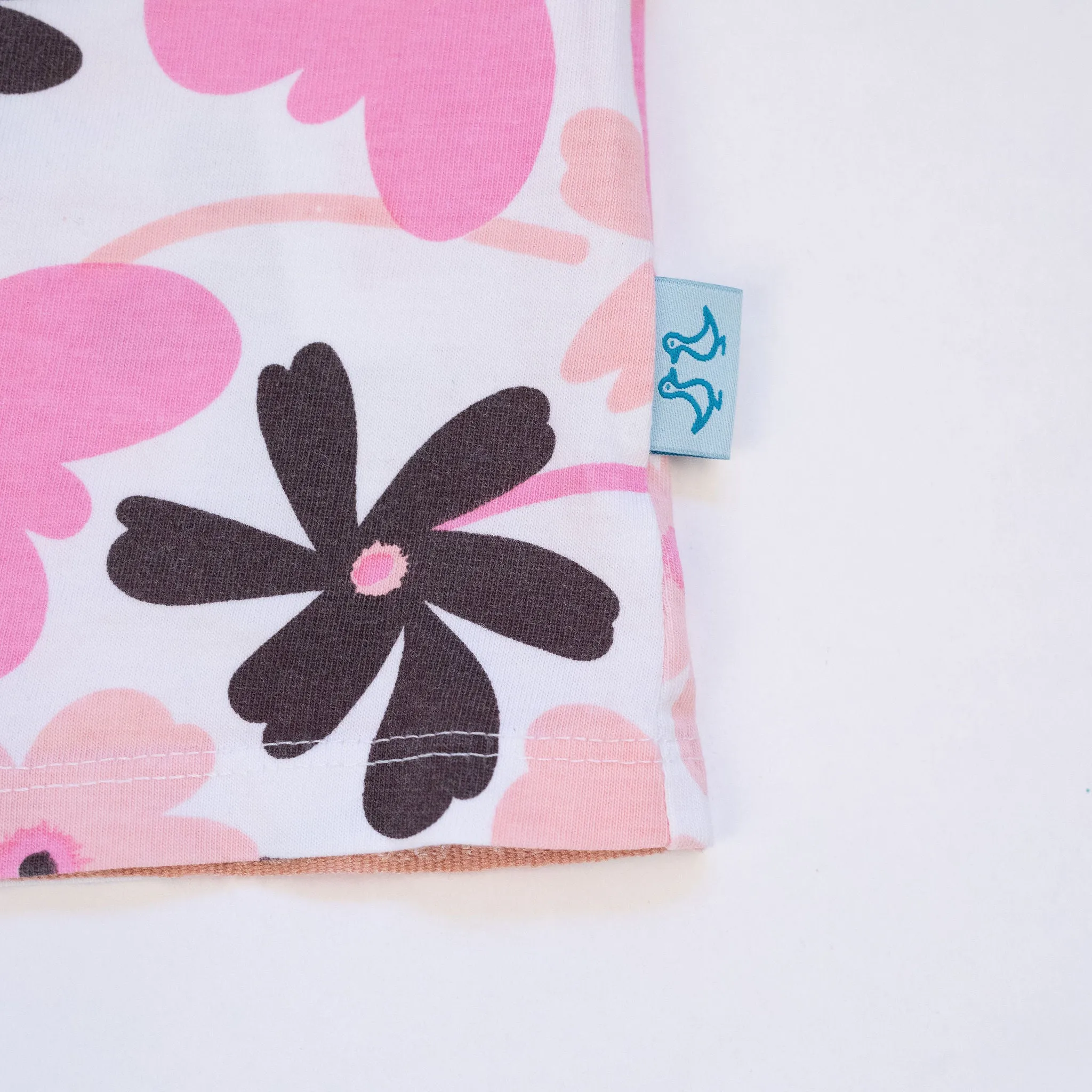Girls Pink Jersey Lounge Tee