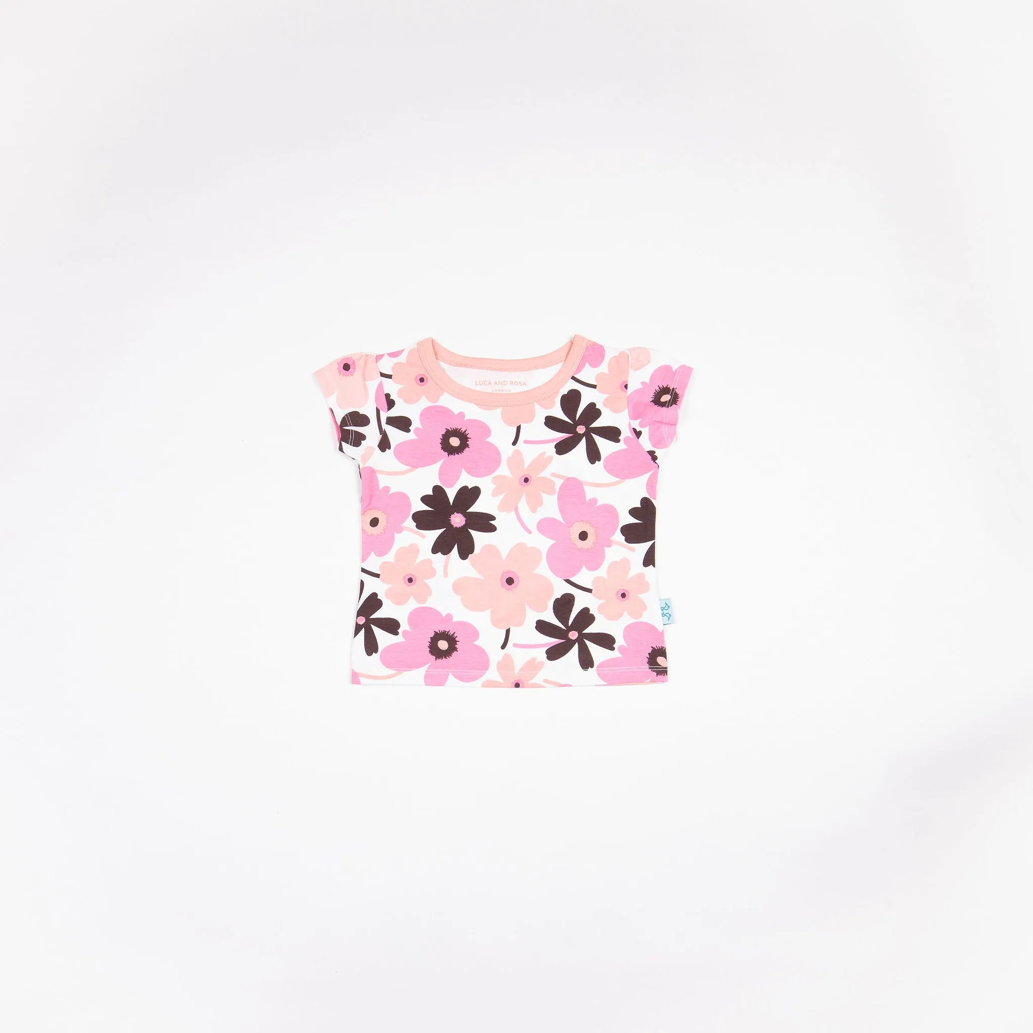 Girls Pink Jersey Lounge Tee