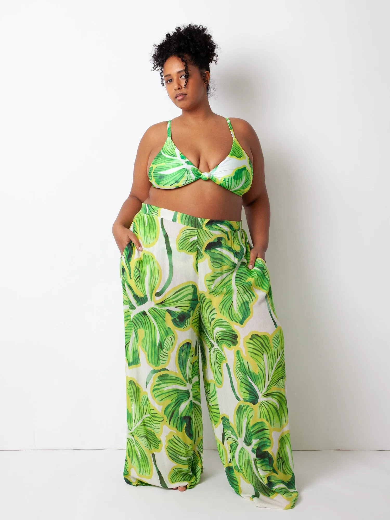 Greenery Serena Pant Cover-Up