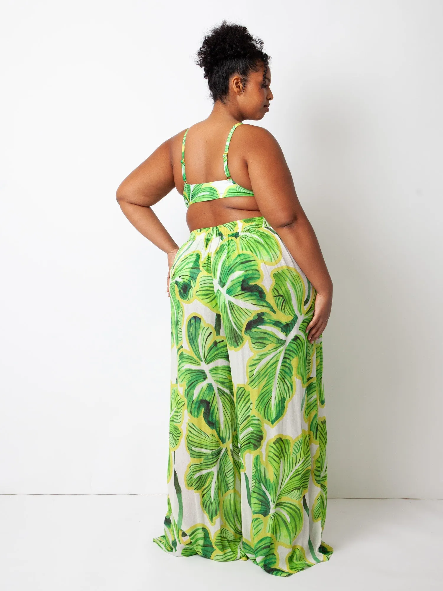 Greenery Serena Pant Cover-Up