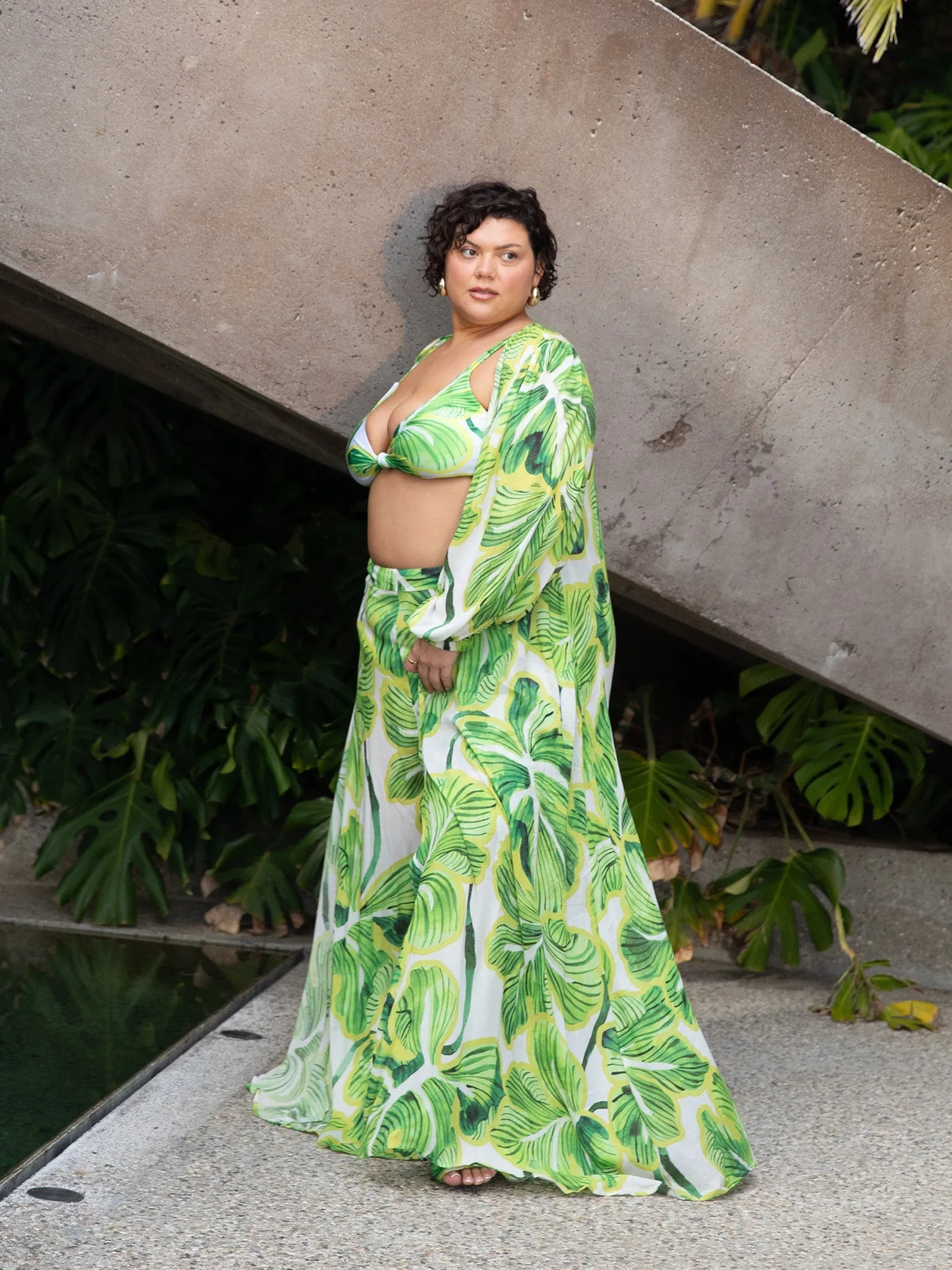 Greenery Serena Pant Cover-Up