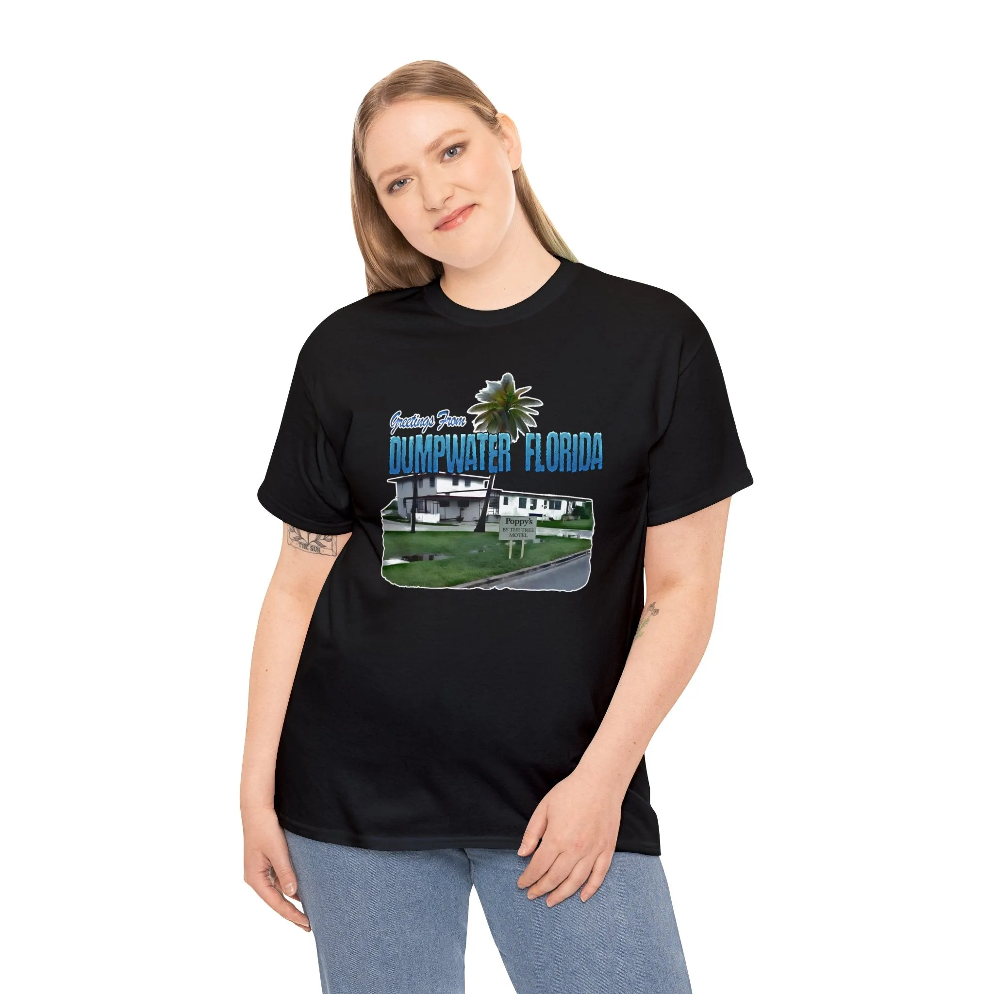 Greetings From Dumpwater Florida - Unisex Heavy Cotton Tee