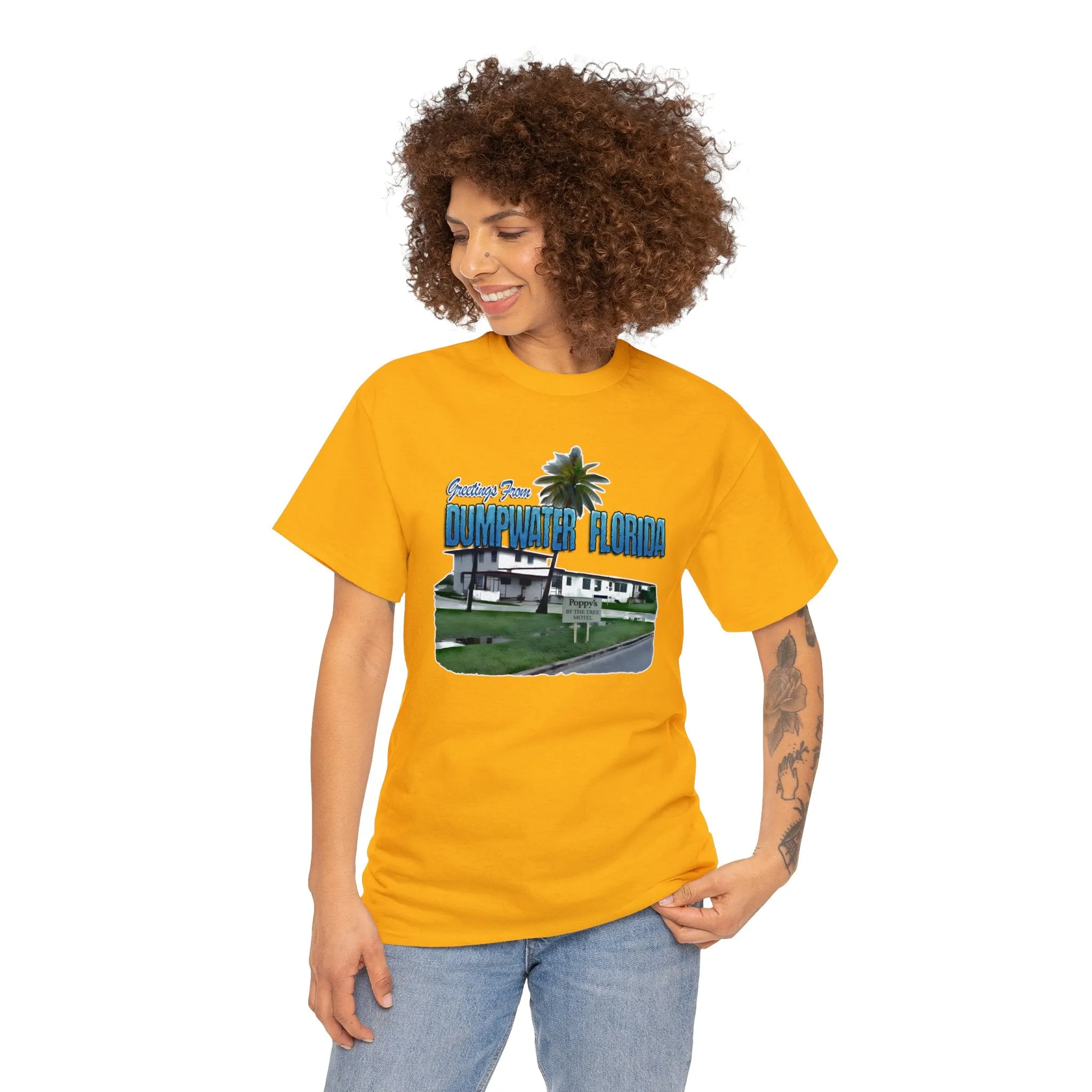 Greetings From Dumpwater Florida - Unisex Heavy Cotton Tee
