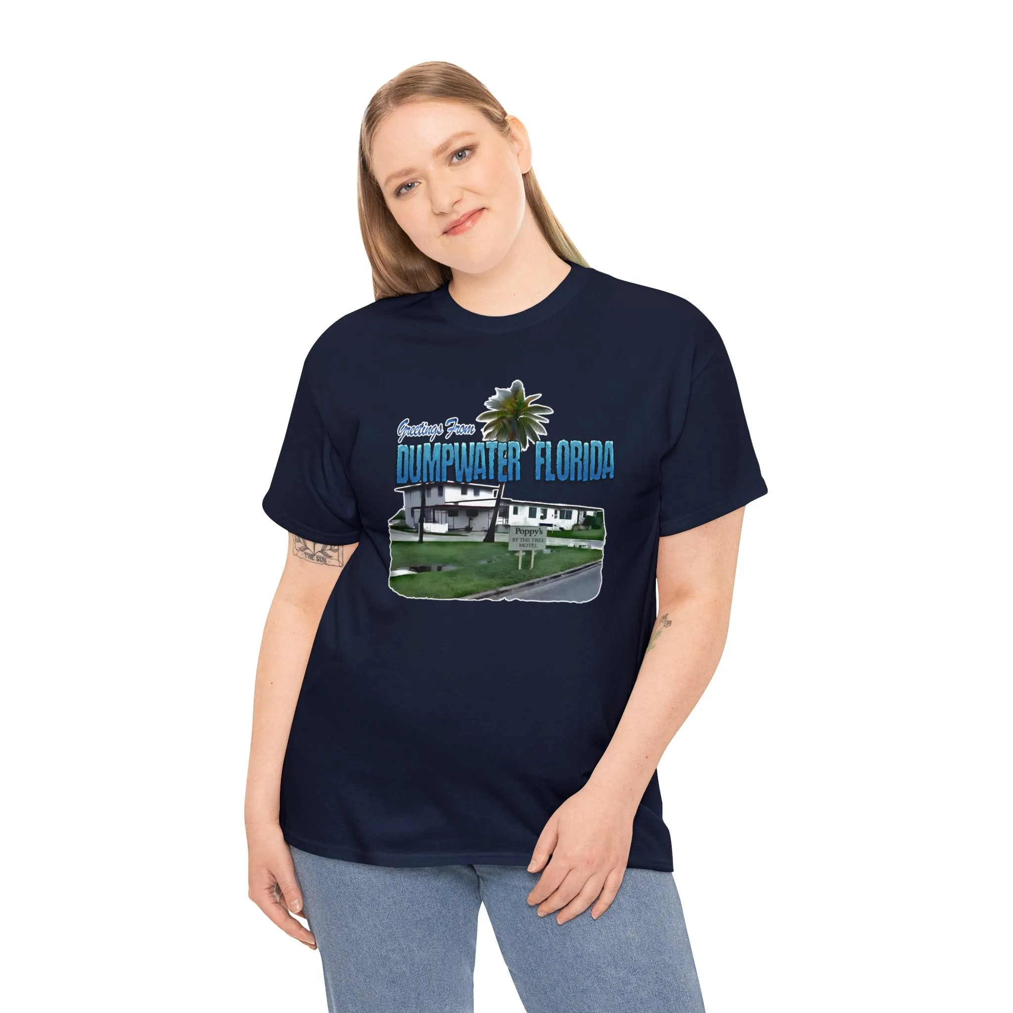 Greetings From Dumpwater Florida - Unisex Heavy Cotton Tee