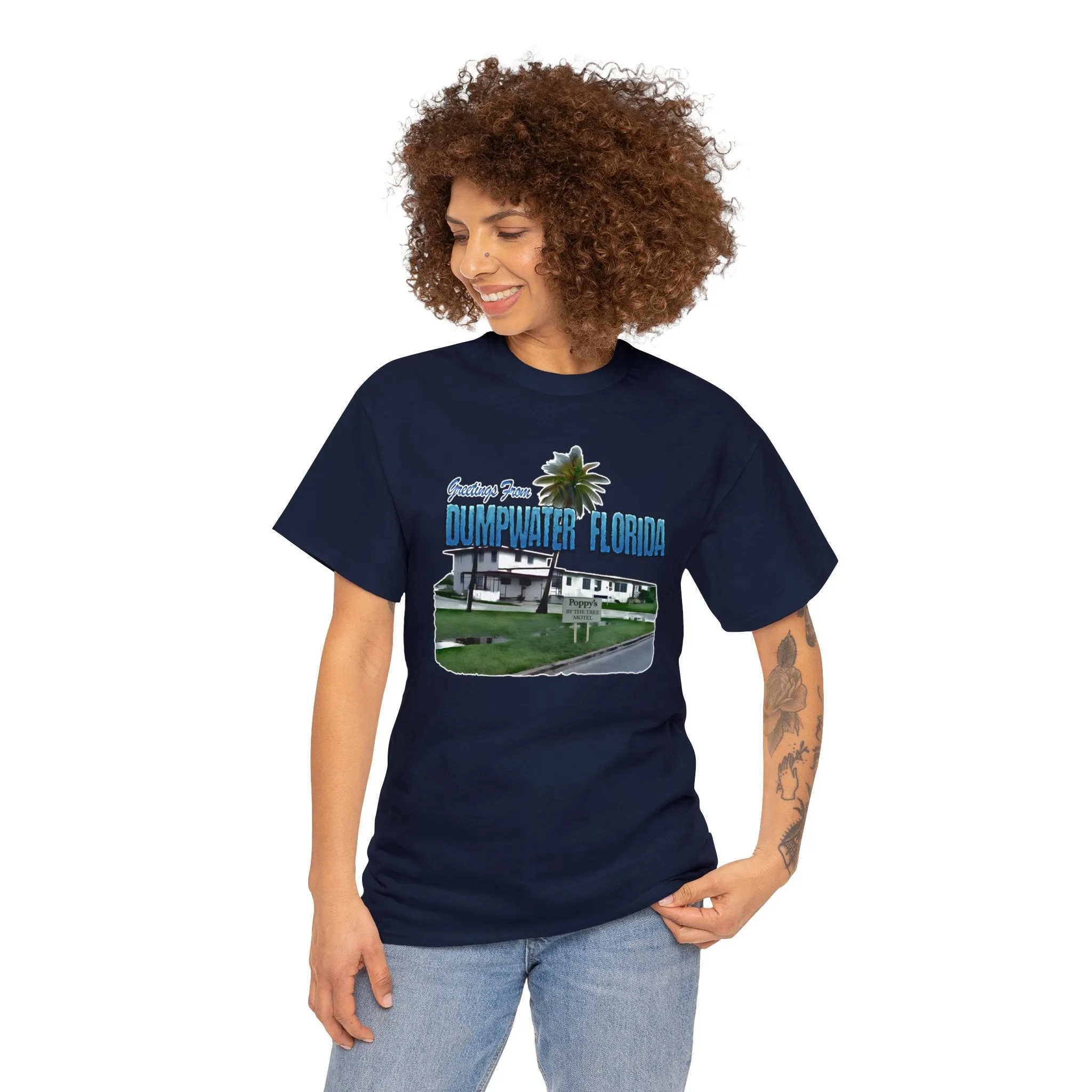 Greetings From Dumpwater Florida - Unisex Heavy Cotton Tee