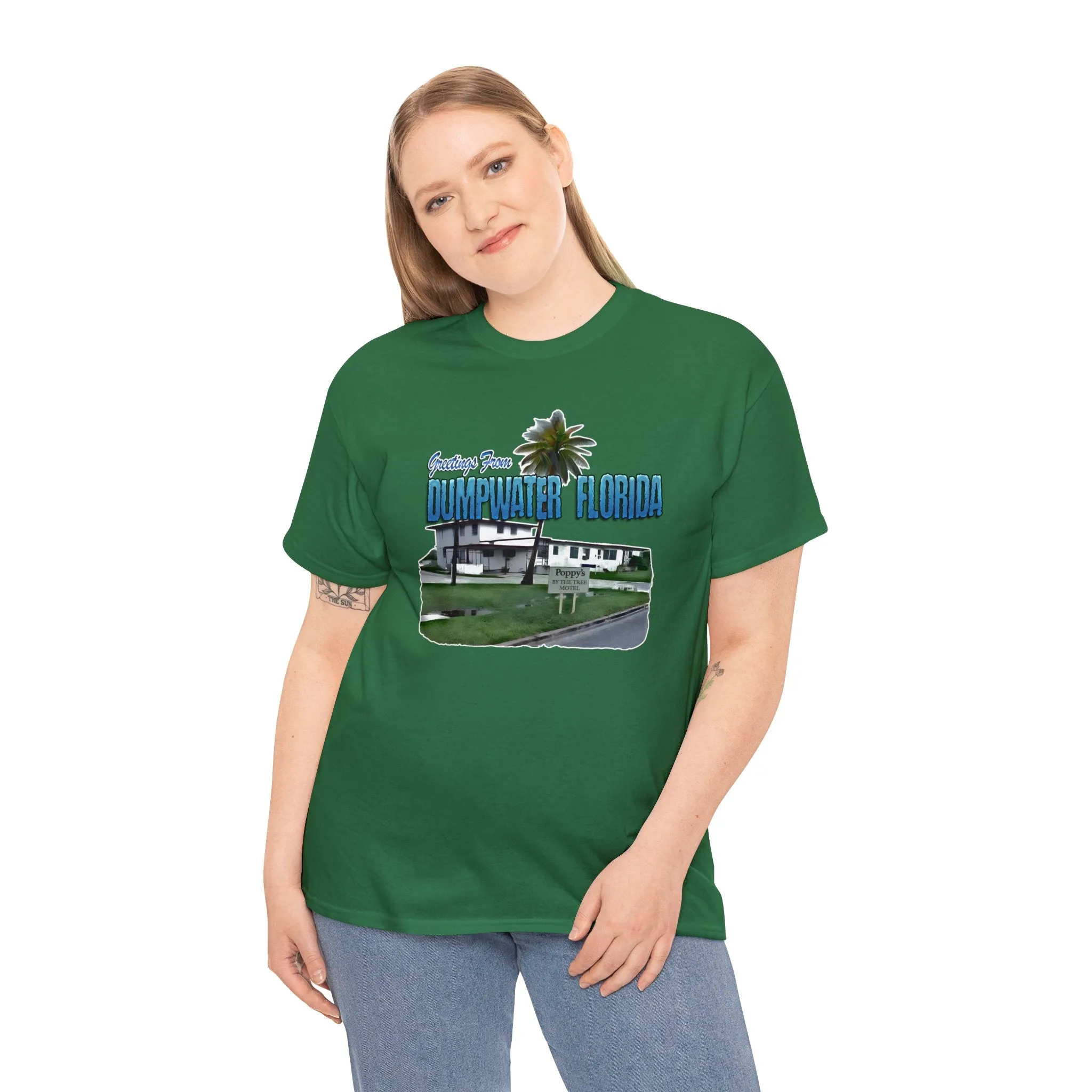 Greetings From Dumpwater Florida - Unisex Heavy Cotton Tee