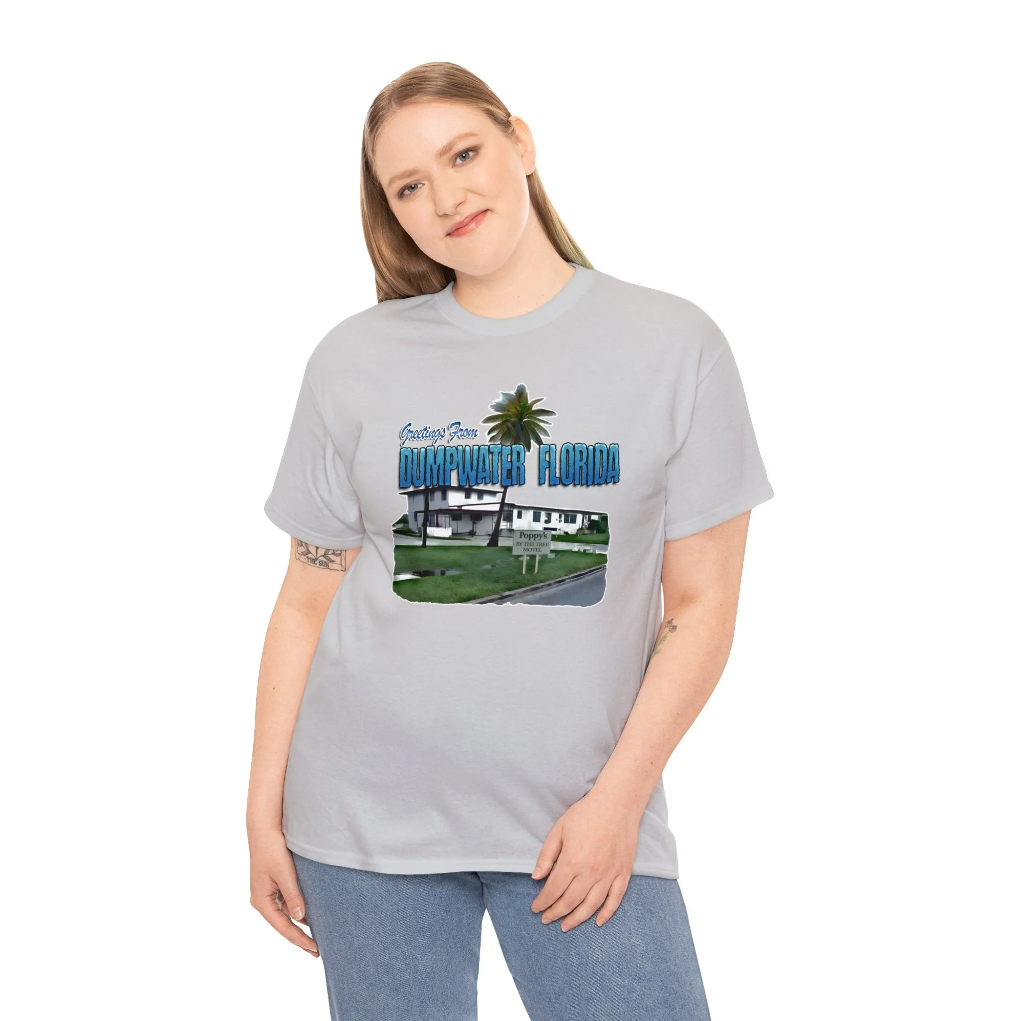 Greetings From Dumpwater Florida - Unisex Heavy Cotton Tee