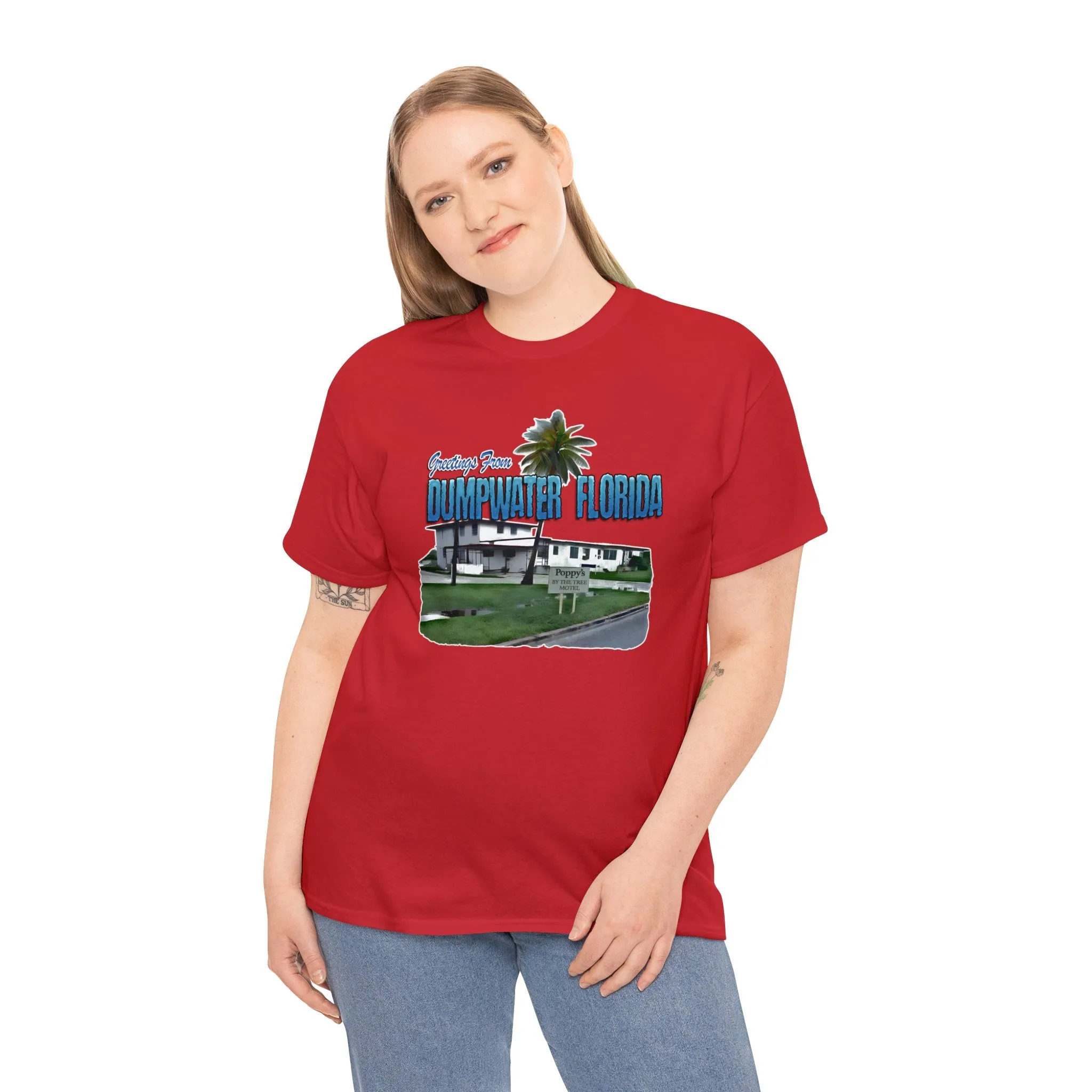 Greetings From Dumpwater Florida - Unisex Heavy Cotton Tee