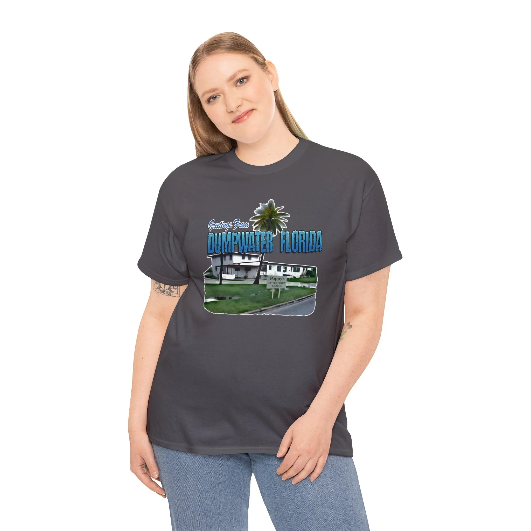 Greetings From Dumpwater Florida - Unisex Heavy Cotton Tee