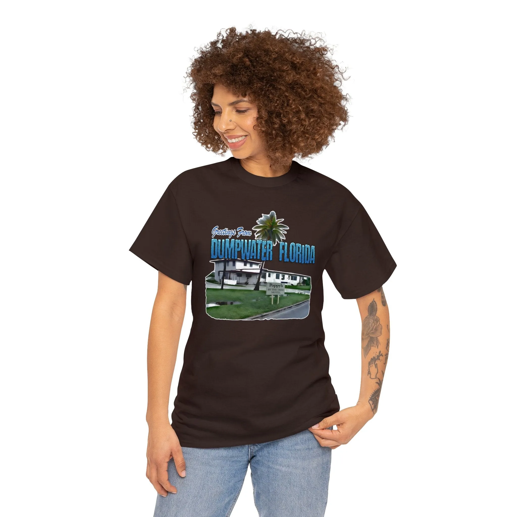 Greetings From Dumpwater Florida - Unisex Heavy Cotton Tee