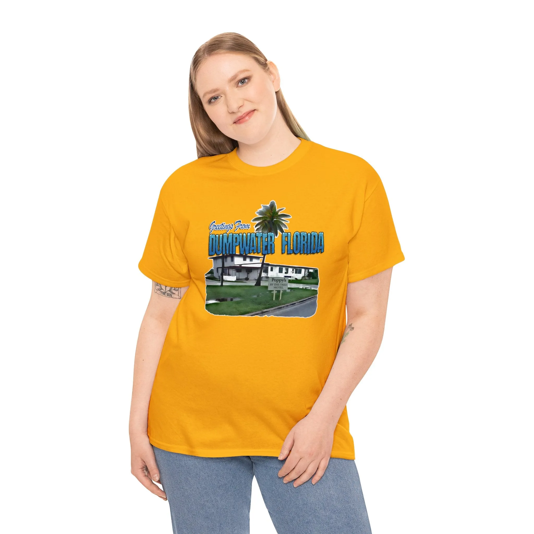 Greetings From Dumpwater Florida - Unisex Heavy Cotton Tee