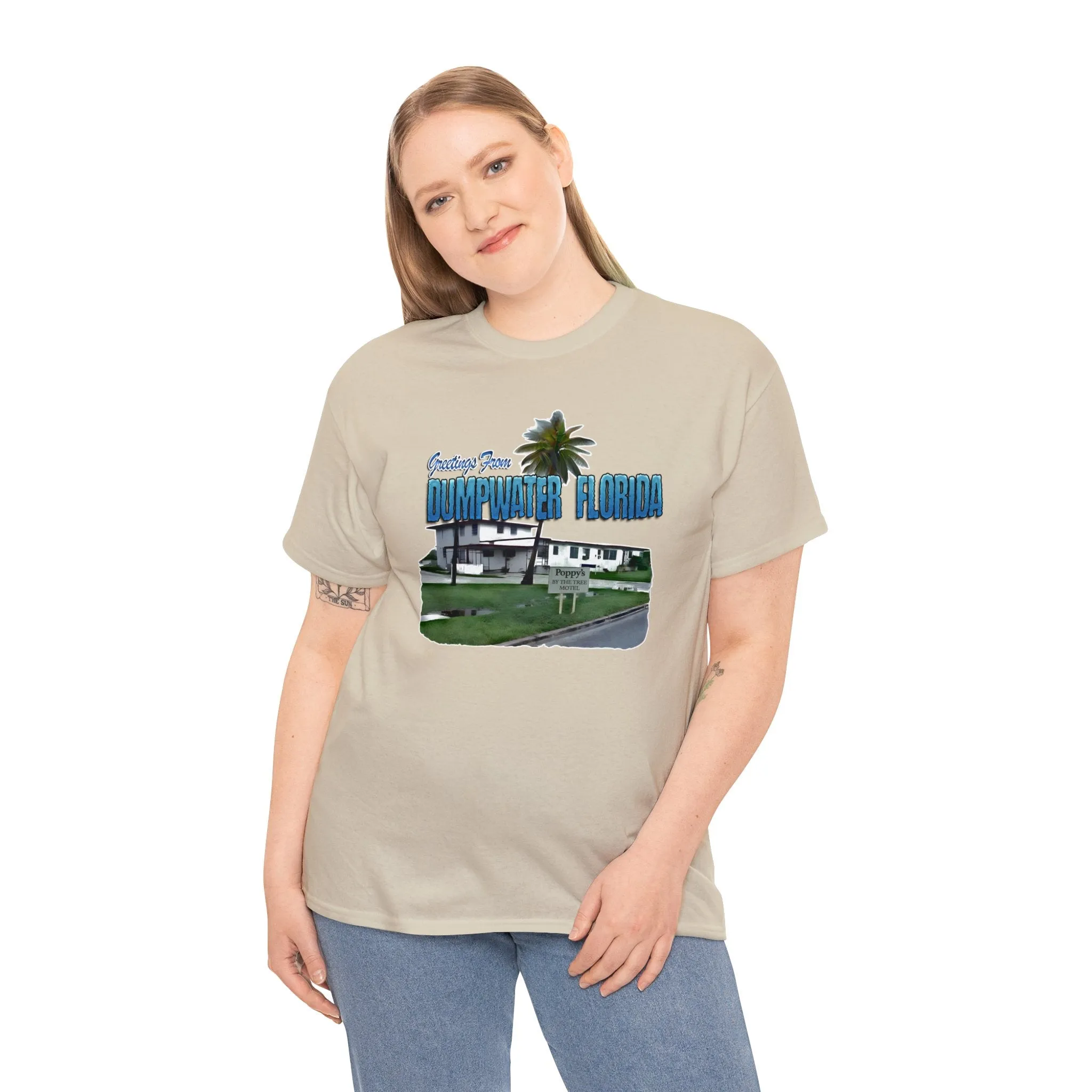 Greetings From Dumpwater Florida - Unisex Heavy Cotton Tee