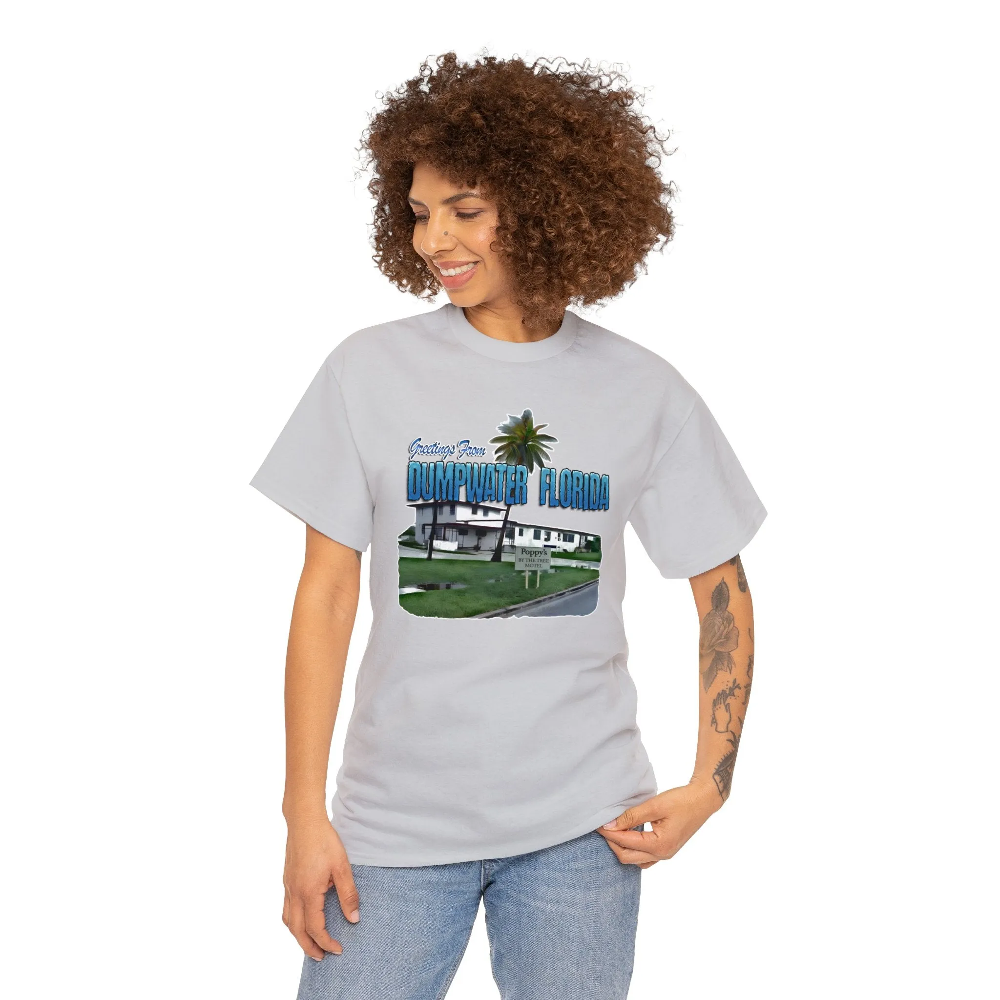 Greetings From Dumpwater Florida - Unisex Heavy Cotton Tee