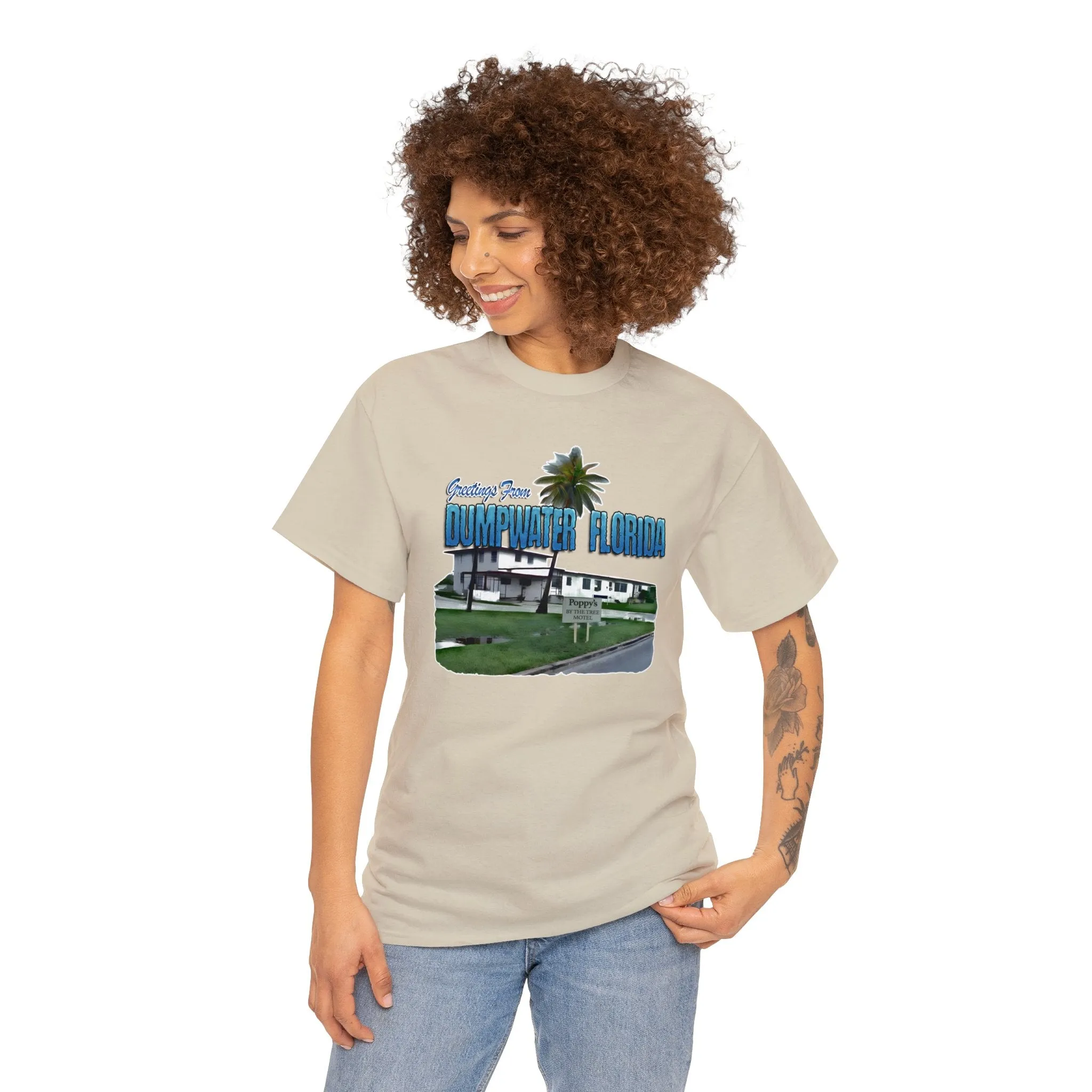 Greetings From Dumpwater Florida - Unisex Heavy Cotton Tee