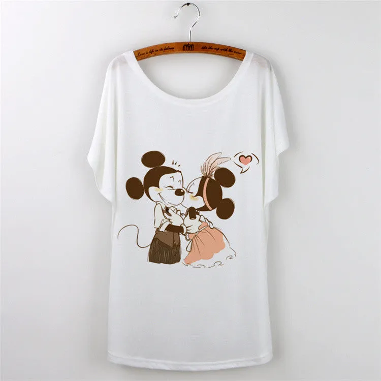 Harajuku Cat t-shirt Women Tee Shirt Femme Summer Casual Animal Cartoon print short sleeve Loose Ladies tops t shirt White