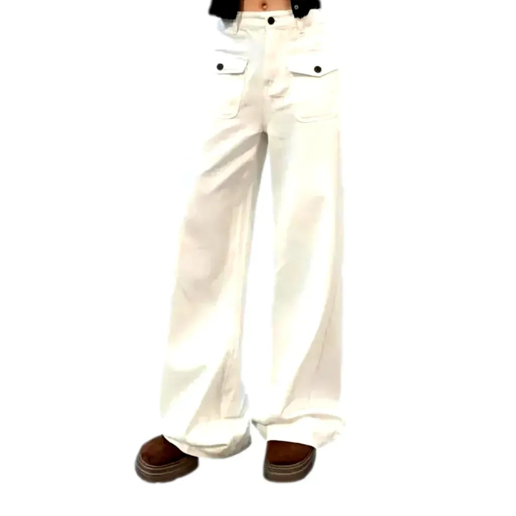 High fashion women's denim pants