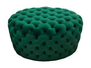 HOLLYWOOD OTTOMAN - EMERALD