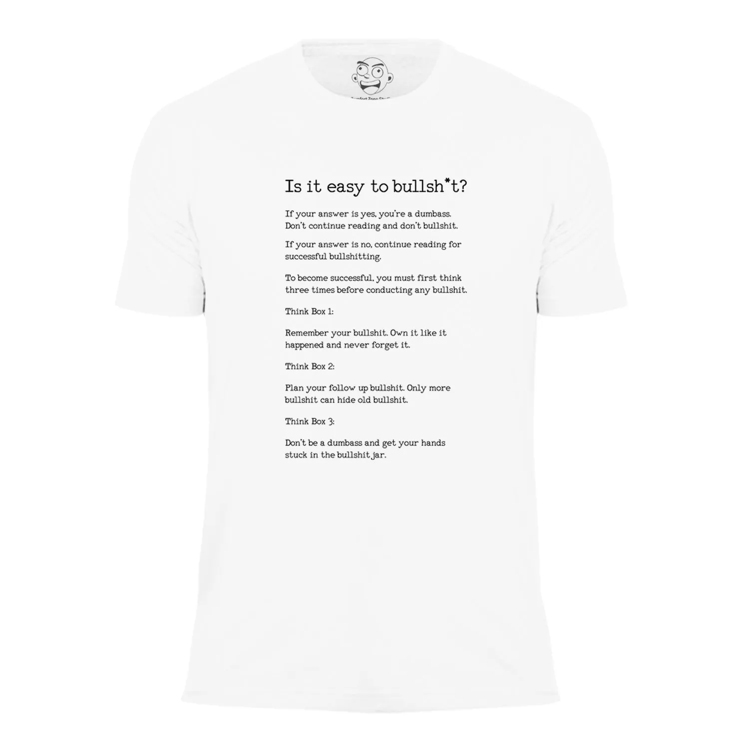 How to Bullsh*t Men's Short Sleeve Graphic Tee