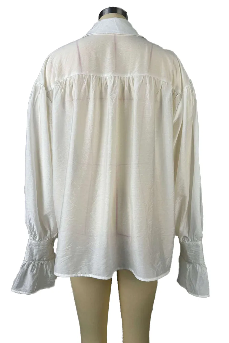 HTT1102 Parisian Luxe Blouse Top