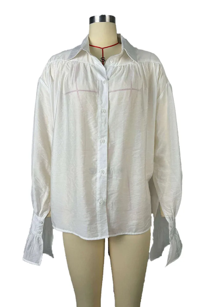 HTT1102 Parisian Luxe Blouse Top